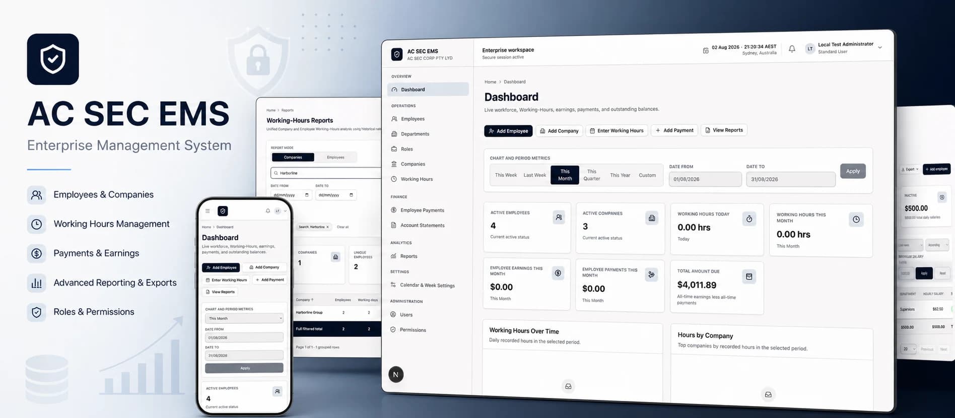 AC SEC Enterprise Management System project preview